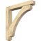 Ekena Millwork Legacy Craftsman Rough Sawn Bracket w/ Offset Brace, Douglas Fir, 6"W x 38"D x 38"H BKT0604X38X38LEC04RDF - alternate 1